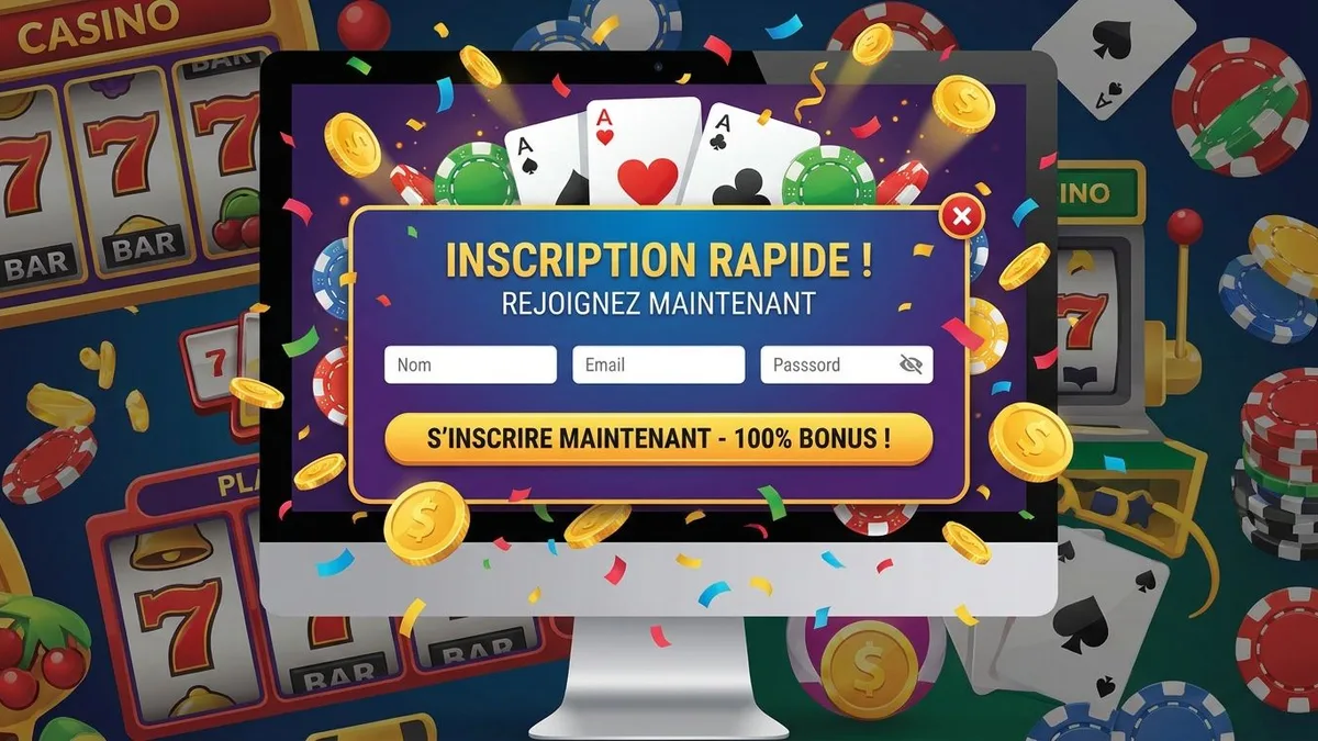 Inscription avec bonus